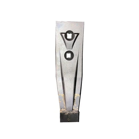 Punct de cultivare curbat cu plăci din carbură de tungsten, 270mm lungime, 2 găuri de montare