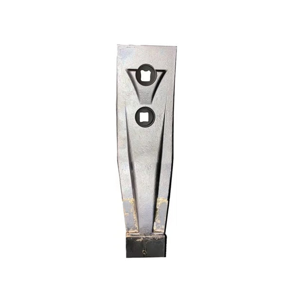 Punct de cultivare curbat cu plăci din carbură de tungsten, 270mm lungime, 2 găuri de montare