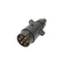 Priză remorcă PVC cu 7 pini conector tată, 12-24V, montaj cu șurub pentru remorci și rulote