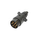 Priză remorcă PVC cu 7 pini conector tată, 12-24V, montaj cu șurub pentru remorci și rulote