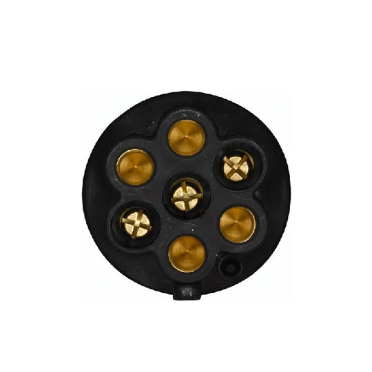 Conector electric 7 poli metal pentru remorcă, design standard montaj rapid