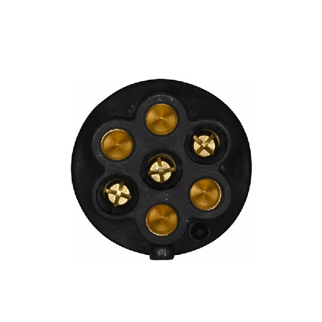 Conector electric 7 poli metal pentru remorcă, design standard montaj rapid