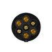 Conector electric 7 poli metal pentru remorcă, design standard montaj rapid