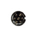 Conector tată metal pentru remorcă cu 7 pini, rezistent la coroziune și intemperii, tensiune 12-24V