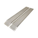 Pereche de rampe drepte din aluminiu RS15500, cu suprafață perforată antiderapantă, vedere de ansamblu