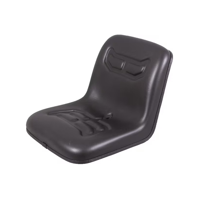 Scaun PVC negru fără suspensie model TS15000KR pentru tractor agricol