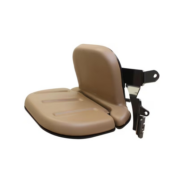 Scaun pasager John Deere tapițerie bej confortabilă, spătar ergonomic, suport montaj robust, calitate premium 