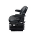 Scaun pneumatic Grammer MSG95G/731 Maximo Comfort cu tapițerie PVC neagră și reglare înălțime 8 cm - vedere laterală