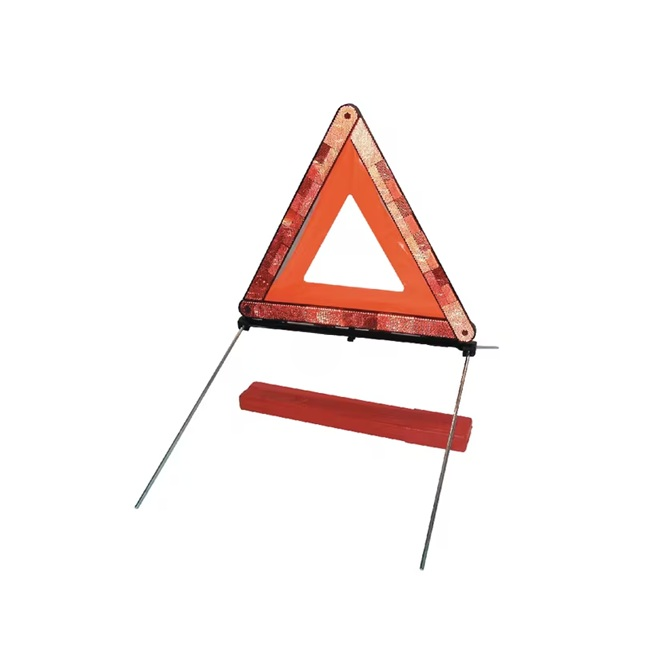 Indicator avertizare auto DELTA1 format triunghiular cu bandă reflectorizantă