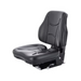 Scaun tractor confortabil PVC negru - vedere frontala TS23000KR