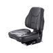 Scaun tractor confortabil PVC negru - vedere frontala TS23000KR