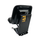 Scaun cu suspensie mecanică TS49100KR - vedere spate, tapițerie PVC neagră